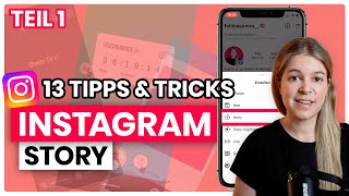 Instagram Story Design 📲🎉 13 schnelle Tipps und Tricks Teil 1 😊 [upl. by Toulon]