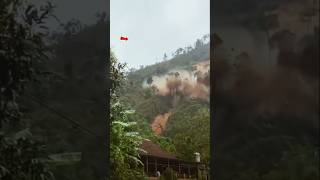 Mountain village big landslide dharkemountains village dharkeshorts [upl. by Mannes]