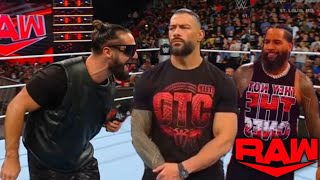 WWE 18 NOV 2024 Seth Rollins Joins Roman Reigns OG Bloodline WWE Raw Highlights today [upl. by Brynna]