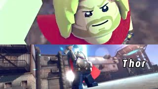 THOR TIME HAS ARRIVED  LEGO MARVEL Super Heroes PlayThrough  022  Bifrosty Reception Pt1 [upl. by Hgielrac]