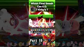 Which Final Smash Can KO SEVEN Kirbys  Part 15 [upl. by Alli547]