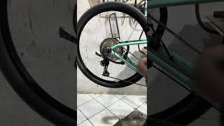 Smooth shifting on DEORE M6100 cycle cyclinglife bikelife bike [upl. by Fleur445]