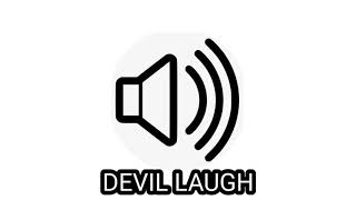 DEVIL LAUGH SOUND EFFECT [upl. by Nosyt]