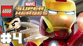 LEGO Marvel Superheroes  Part 4  Exploratory Laboratory HD Gameplay Walkthrough [upl. by Cairistiona845]