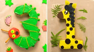 Coolest Number Cake Hacks 🎂 DIY Homemade Number Buttercream Cakes 🎉 Fun and Easy Cake Recipes [upl. by Wallack]