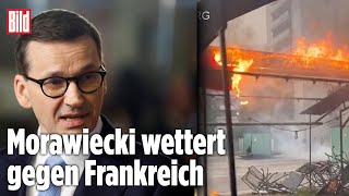 PolenPremier Krasses Video verhöhnt Frankreichs Politik der offenen Grenzen [upl. by Nosrettap562]