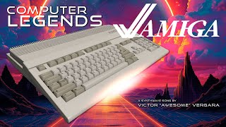 Computer Legends Amiga  A tribute synthwave song by Victor Vergara quotAwesomequot [upl. by Gilburt]