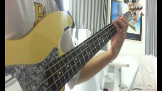 Coincidência bass cover w pick palheta [upl. by Farra]