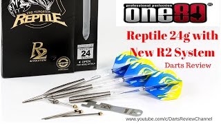 One80 Reptile R2 24g darts review with new Revolution 2 changeable points system [upl. by Eeclehc444]