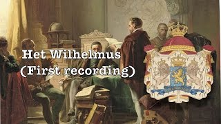 National anthem of the Netherlandsfirst recording 1899 quotHet Wilhelmusquot [upl. by Cerellia490]