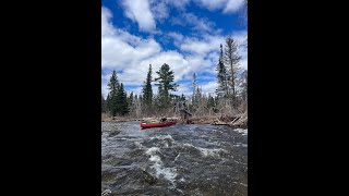 Overnight canoe trip  Big brook  WILD Allagash tributary [upl. by Lyn919]