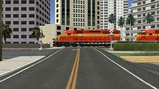 Trainz FEC Train 113 Through Dadeland and Pinecrest on the Key West Extension [upl. by Eneleahs]