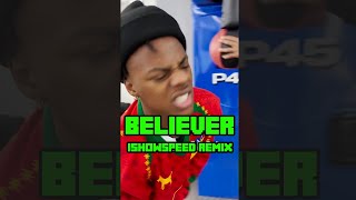 Believer  Ishowspeed Remix Minecraft Animation [upl. by Ierna]