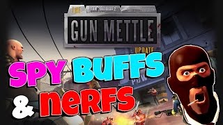 TF2 Spy Weapon Changes Gun Mettle Update Lots of buffs AND nerfs [upl. by Nayve273]