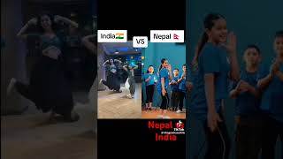 Nepali vs India dance competition like and subscribe please 🫶🥺🥺 [upl. by Atilrahc]