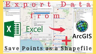 How to Export Data from Excel to ArcGIS  Excel to ArcGIS [upl. by Atnohsal20]