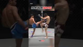 Front kick Exercise 🥊 boxing mma fighter [upl. by Kally]