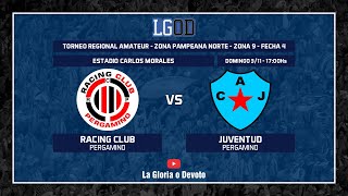 Racing Club Pergamino vs Juventud Pergamino  Fecha 4  Zona 9  ZPN  Regional Amateur [upl. by Jessika]