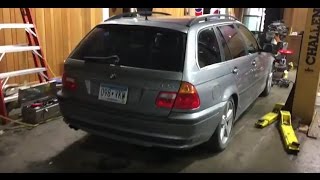 BMW e46 325i touring full manual transmission conversion swap [upl. by Ecnarolf638]