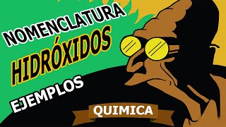 HIDROXIDOS  NOMENCLATURA  EJEMPLOS [upl. by Anneiv519]