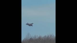 F22 Raptors approaching Joint Base ElmendorfRichardson [upl. by Freida]