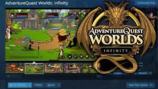 Adventure Quest Worlds Infinity AQWs New Mobile Game [upl. by Raskin]