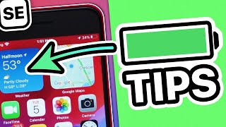 14 iPhone SE 3 Battery Saving Tips [upl. by Kcirb]