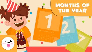 Months of the Year  Vocabulary for Kids [upl. by Boswell546]