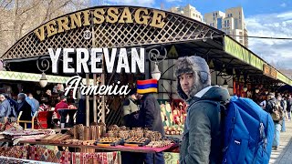 Vernissage Market in Yerevan [upl. by Adihsaar]