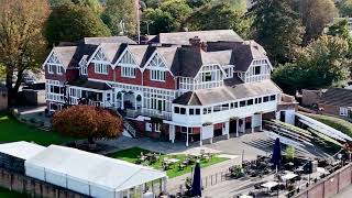 Henley on Thames Heavy Water amp Famous Leander rowing club [upl. by Weisman]