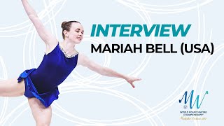 Interview Mariah Bell USA  Montpellier 2022  WorldFigure [upl. by Layton203]