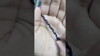 Diy beautiful thread bracelets bracelet diy shorts youtubeshorts art viralvideo [upl. by Telrahc126]