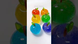 🌈사과 말랑이 만들기🍎Apple Squishy DIY with Nano Tape 실리콘테이프 [upl. by Falo]