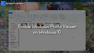 How to enable Windows Photo Viewer on Windows 10 [upl. by Naitsirc]