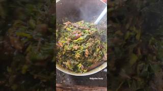 Waterleaf Vegetable soup nigerianfood nigerianfoody shorts short eforiro [upl. by Nodaj]