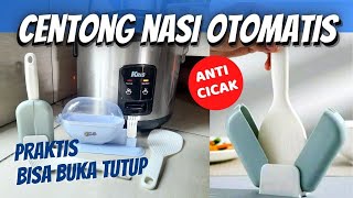 Centong nasi otomatis buka tutup anti cicak centong ajaib [upl. by Airbma22]