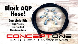 AQP Power Steering Hose Kits  High pressure with Black Nylon Braid [upl. by Kleeman]