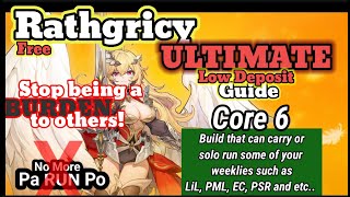 Rathgricy Ultimate GuideBuild that can Solo run Lost Isle Legend and Ponape Museum Legend 12F [upl. by Dorr]