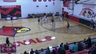 OsbornStewartsville vs Pattonsburg High School Girls JR High Basketball [upl. by Enahs]