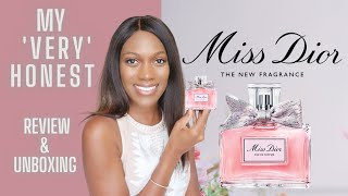 THE NEW MISS DIOR EAU DE PARFUM  Unboxing and HONEST review [upl. by Katlaps]