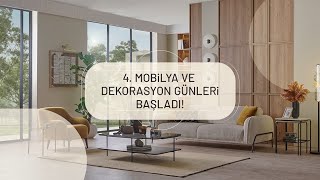 4 Mobilya ve Dekorasyon Günleri Başladı [upl. by Yorled]