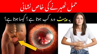 implantation kab hota hai Early PregnancySymptoms limplantation cramp limplantationsymptoms in urdu [upl. by Llennaj346]