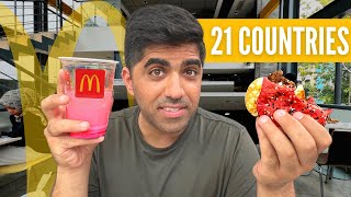 Eating McDonalds in 21 countries AGAIN [upl. by Ggerg]