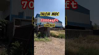 Taloja MIDC  Open Plot 7000sqft  Sale Rent  8652601787 property taloja navimumbai midc plot [upl. by Nevin]