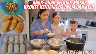 BIKIN KROKET KENTANG ISI AYAM DAN KEJU SUPER ENAK [upl. by Sybley663]