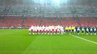 Hymn Polski  mecz z Urugwajem na PGE Arena w Gdańsku [upl. by Ecile]