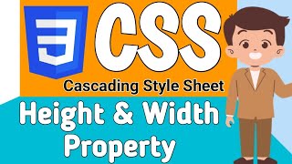 Height and Width Property in CSS  Complete CSS Course in Hindi [upl. by Llert]