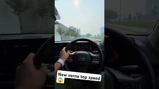 New verna 15 top speed ❌😱 ⬅️ hyundai hyundaiverna verna elentra i20 sports tata turbo kia [upl. by Htnicayh]