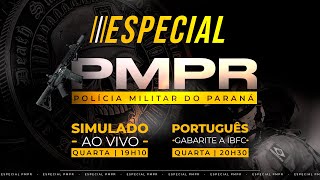 ESPECIAL PMPR  Gabarite o Português da IBFC  Simulado AO VIVO [upl. by Enyt]