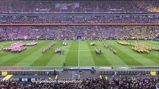 2013 UEFA Champions League Final Opening Ceremony Wembley Stadium London [upl. by Anirav241]